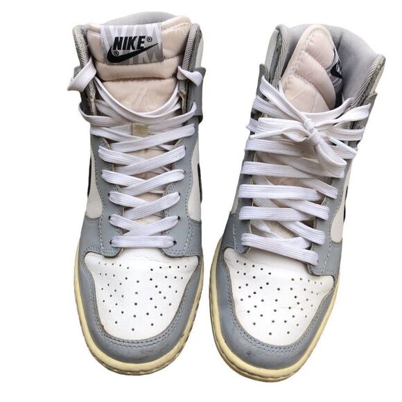 Rare 2013 Nike Dunk Sky High 'Shadow' Wolf Grey Size 7 - Picture 4 of 16